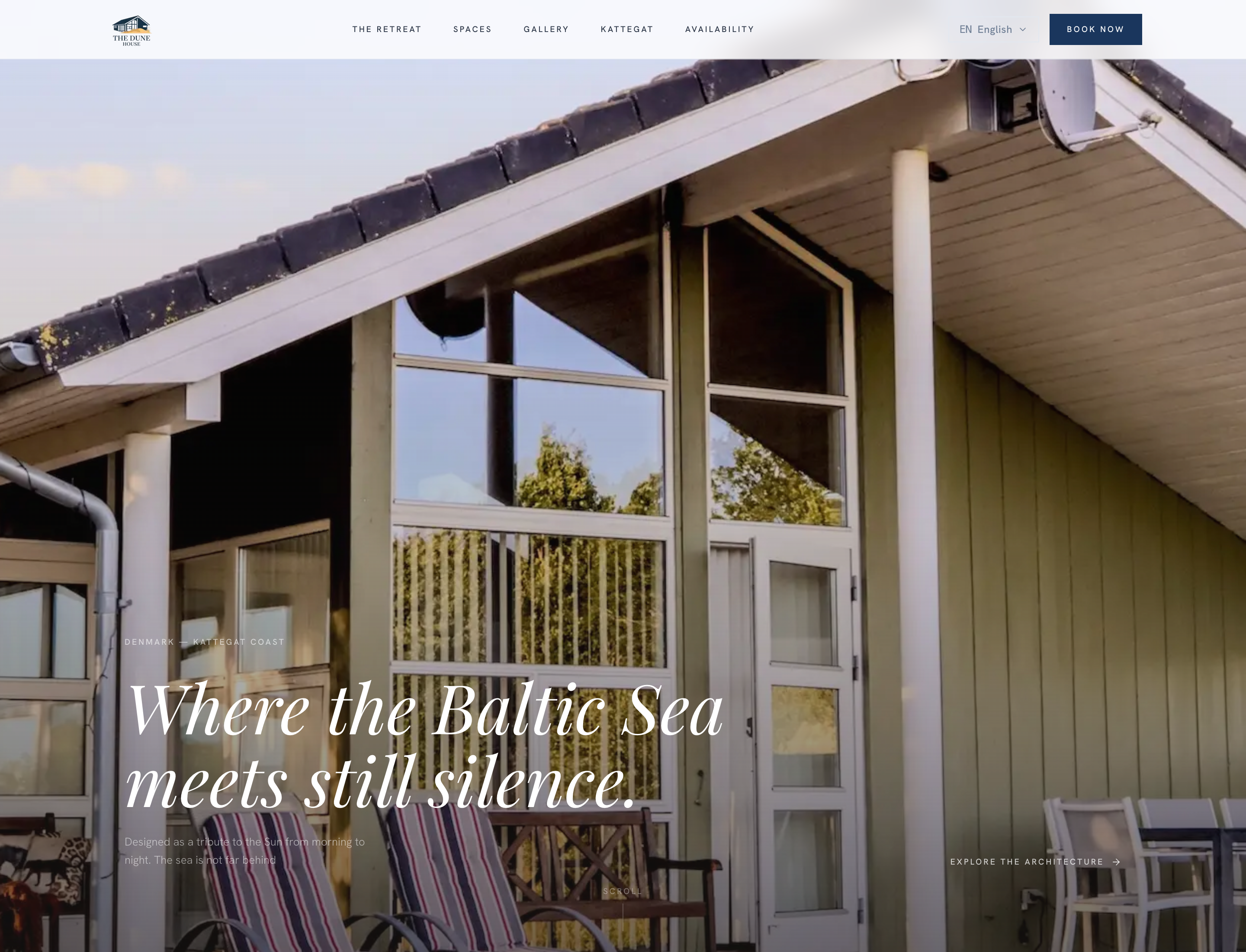 The Dune House website preview