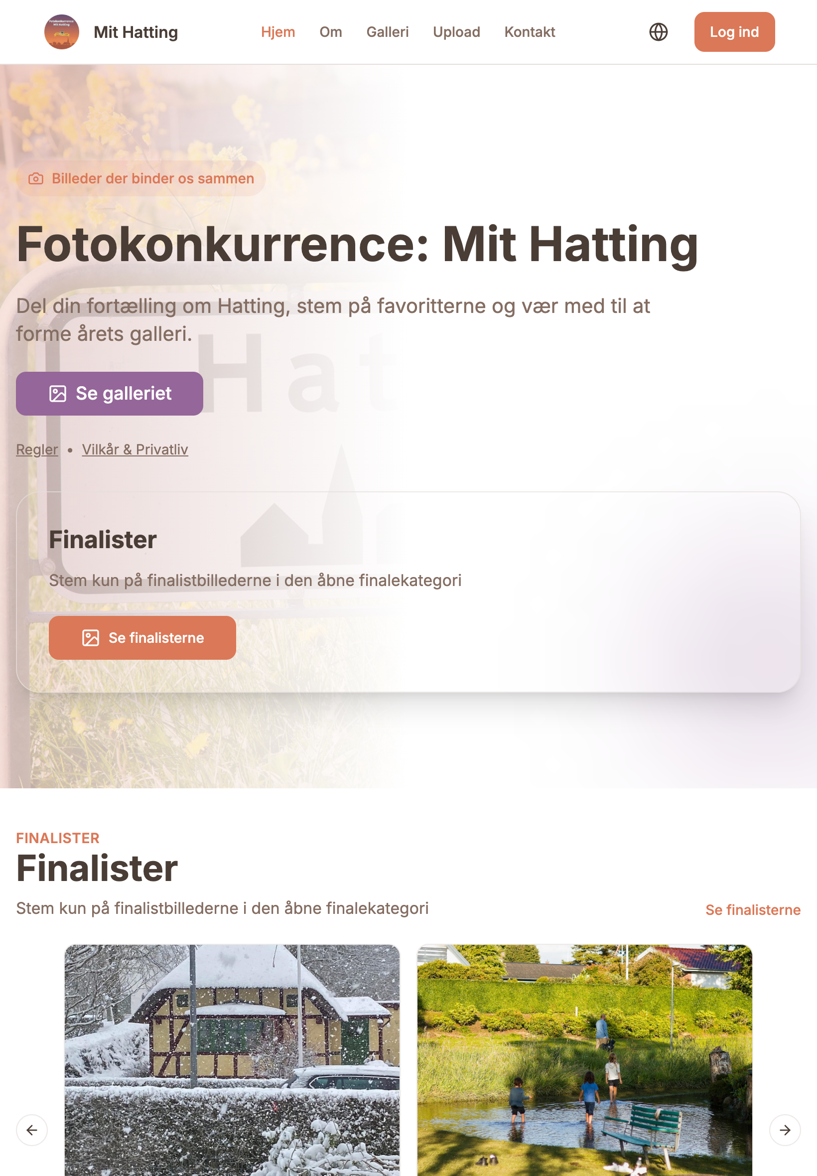 Mit Hatting website preview tablet preview