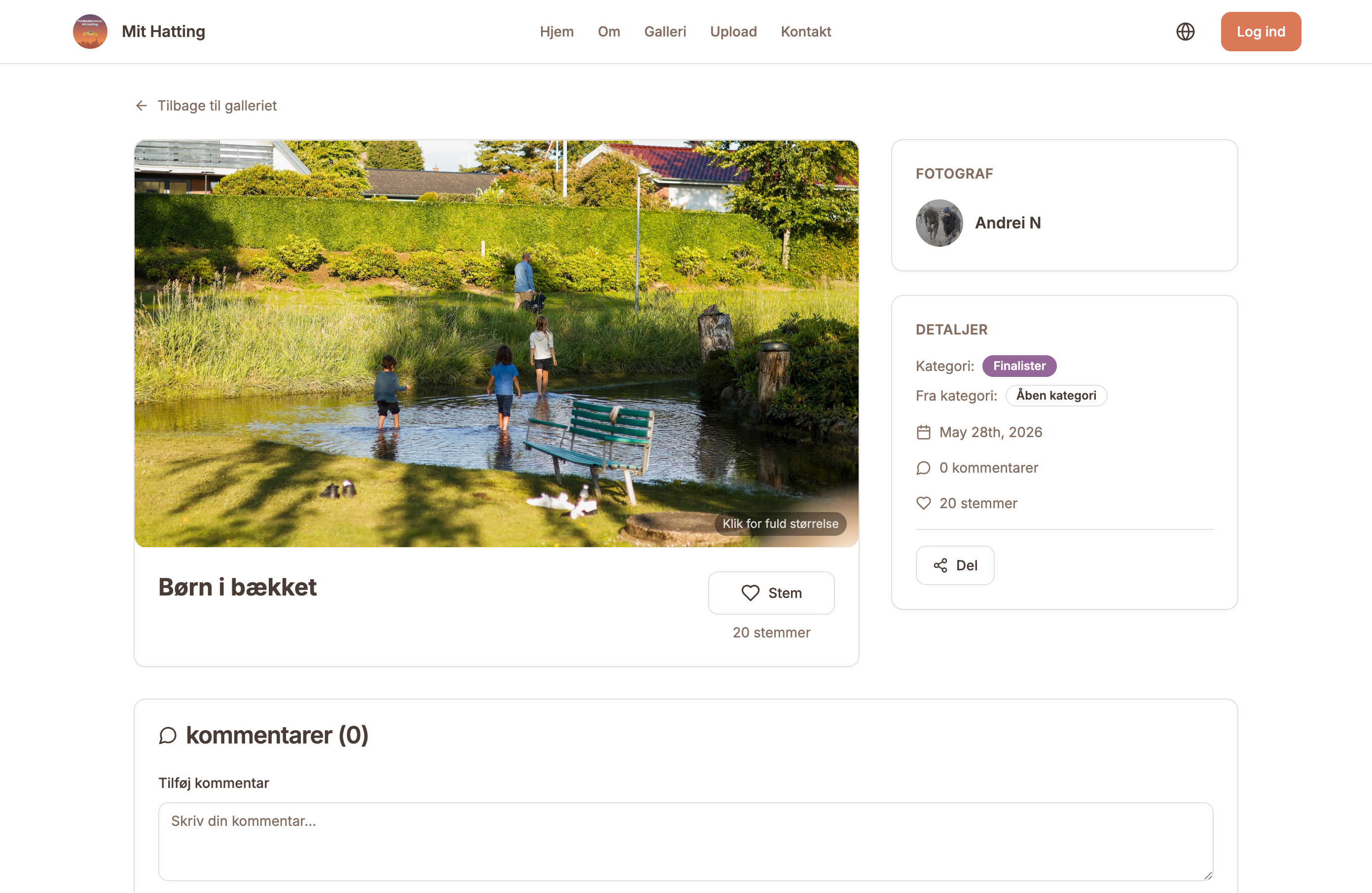 Mit Hatting social page